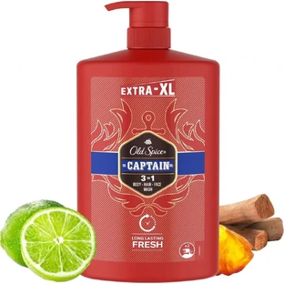 Old Spice SG 1l Captain 1×1000ml Captain 1l, szampon i żel pod prysznic dla mężczyzn