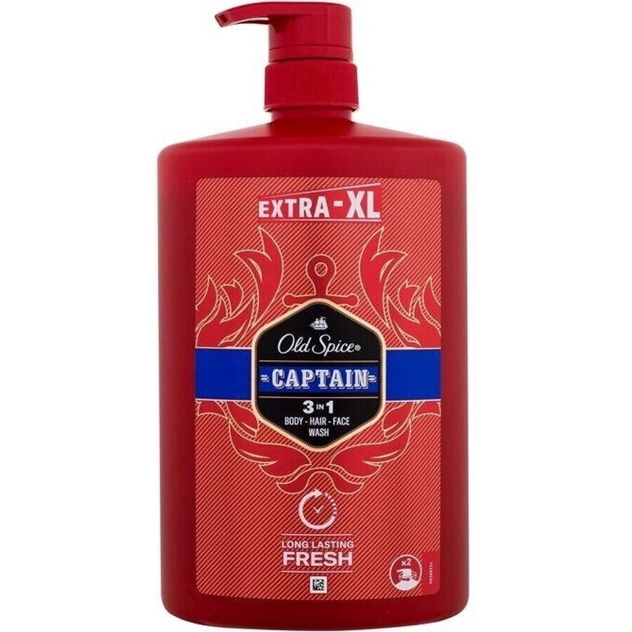 Old Spice SG 1l Captain 1×1000 ml, shampoo and shower gel for men