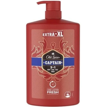 Old Spice SG 1l Captain 1×1000ml Captain 1l, szampon i żel pod prysznic dla mężczyzn: ceny i cechy
