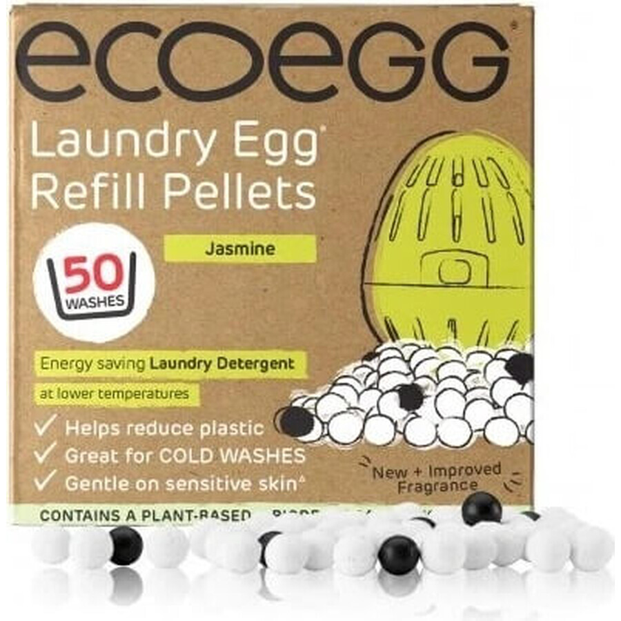 Ecoegg Waspatroon - 50 wasbeurten parfumvrij 1×1 stuk, patroon voor 50 wasbeurten