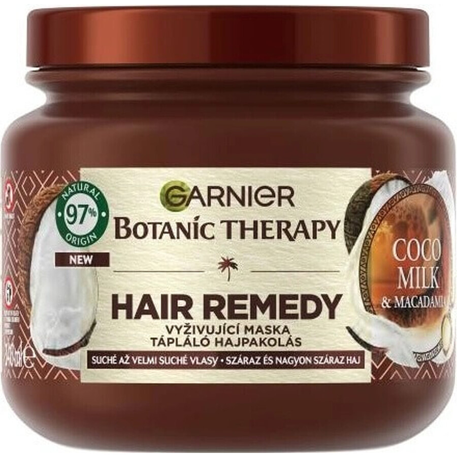 Garnier Botanic Therapy Hair Remedy Hair Remedy Honey Treasure 1×340 ml, masque régénérant pour cheveux abîmés, 340 ml