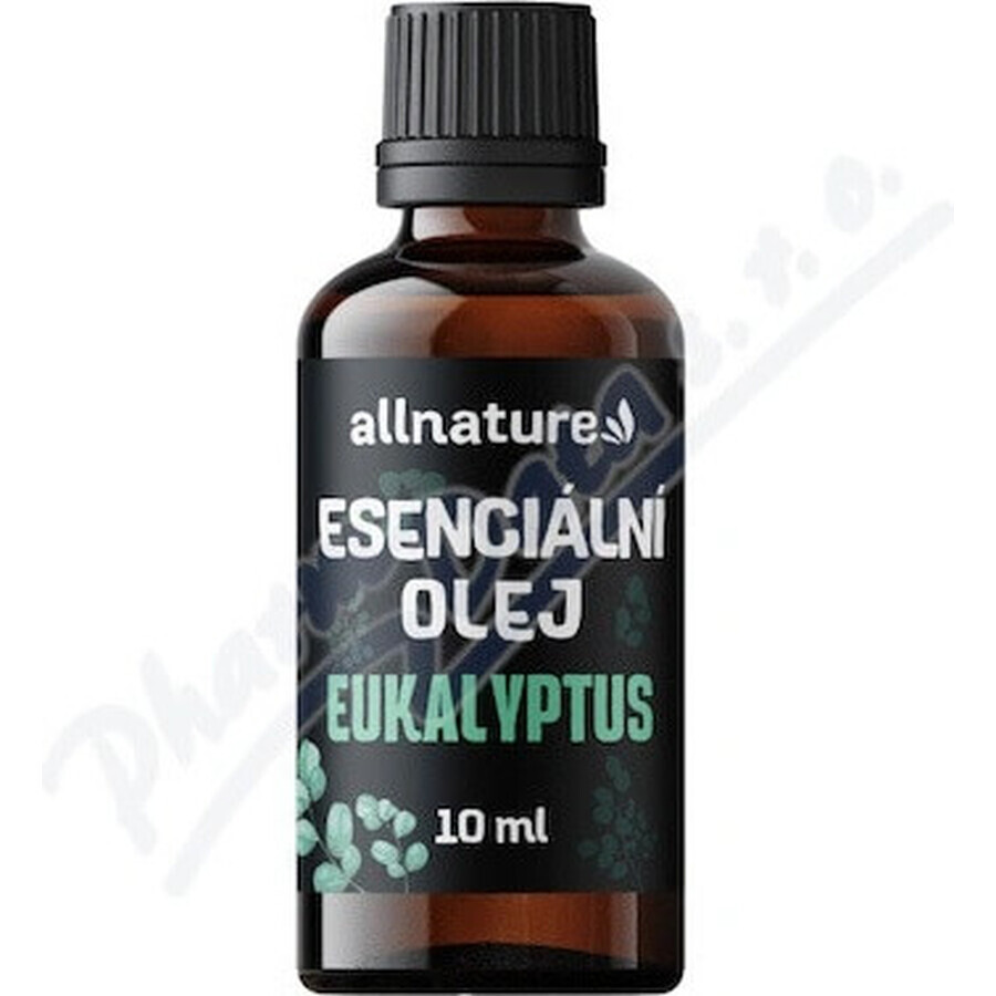 Allnature Eucalyptus etherische olie 1×10 ml, etherische olie