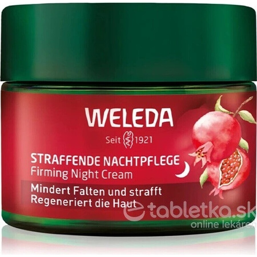 Weleda crema notte rassodante con melograno e peptidi di Maca 1×1 pz, crema notte per il viso