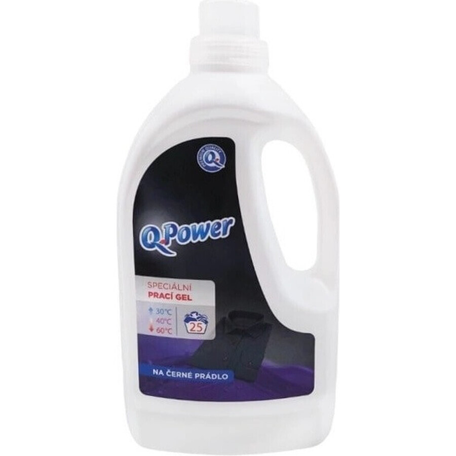 Q Power Gel Lavandería 25PD Gel Lavandería Negro 1×25PD