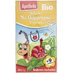 APOTHEKE TALK Voor immuniteit met aardbeien Bio 20×1,5 g, kruidenthee, vanaf het einde van de 9e maand