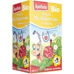 APOTHEKE TALK Voor immuniteit met aardbeien Bio 20×1,5 g, kruidenthee, vanaf het einde van de 9e maand