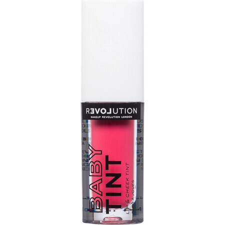 Revolution Relove, Baby Tint Fuchsia Lip & Cheek Tint, 1×1,40 ml, erröten