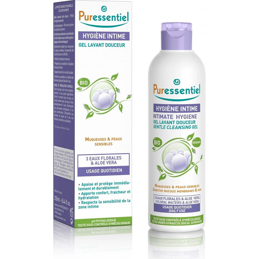 PURESSENTIEL ORGANIC Intieme Hygiëne Gel 1×250 ml, intieme hygiëne gel