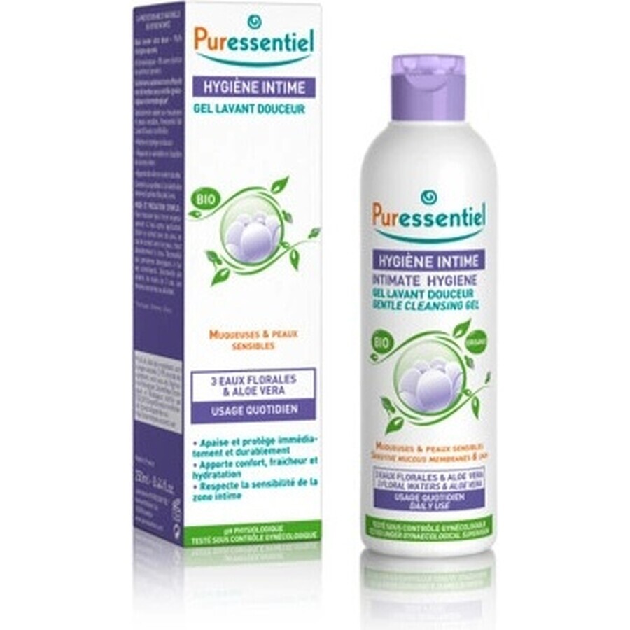 PURESSENTIEL ORGANIC Intieme Hygiëne Gel 1×250 ml, intieme hygiëne gel