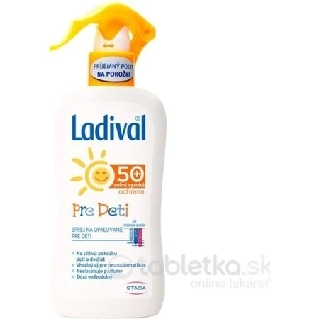 LADIVAL Dla dzieci 50+ spray 1×200 ml, spray, 50+: ceny i cechy