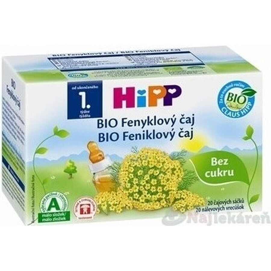 HiPP Bio Fenchel-Tee 20×1,5 g, Fenchel-Tee