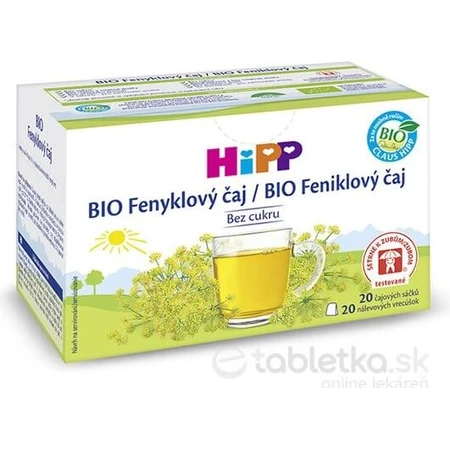 HiPP Organiczna herbata z kopru włoskiego 20×1,5 g, herbata z kopru włoskiego: ceny i cechy