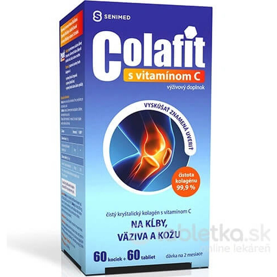 COLAFIT con vitamina C 1×1 set, cubetti 60 pz + tbl 60 pz