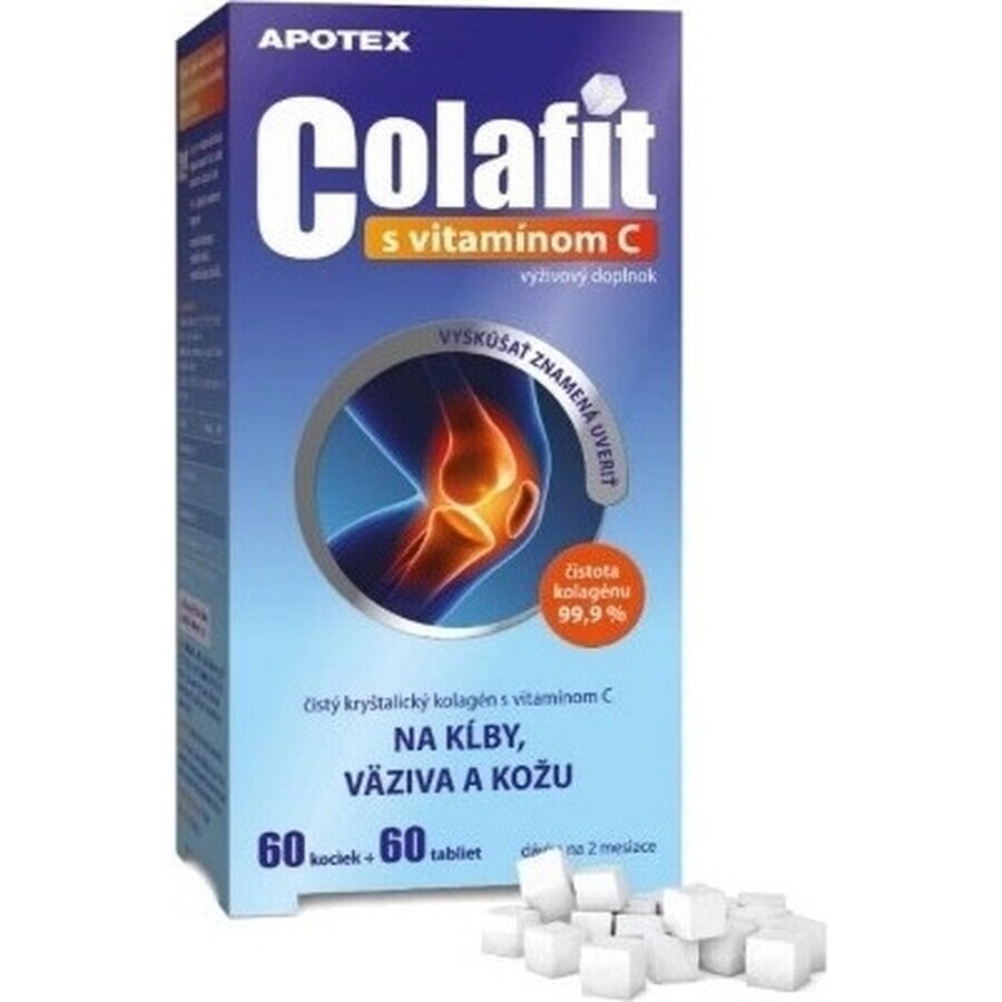 COLAFIT con vitamina C 1×1 set, cubetti 60 pz + tbl 60 pz