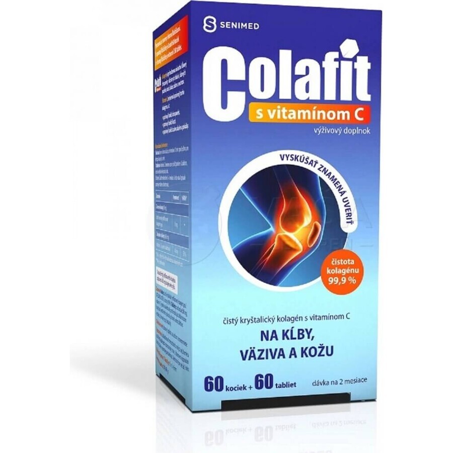 COLAFIT con vitamina C 1×1 set, cubetti 60 pz + tbl 60 pz