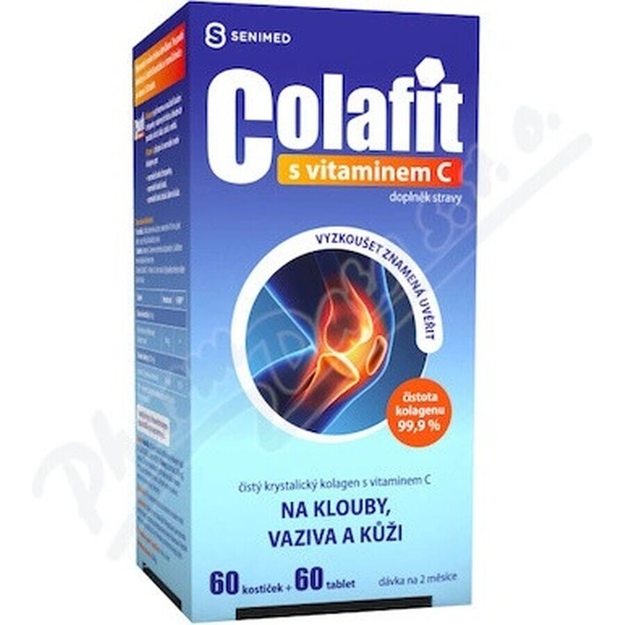 COLAFIT con vitamina C 1×1 set, cubetti 60 pz + tbl 60 pz