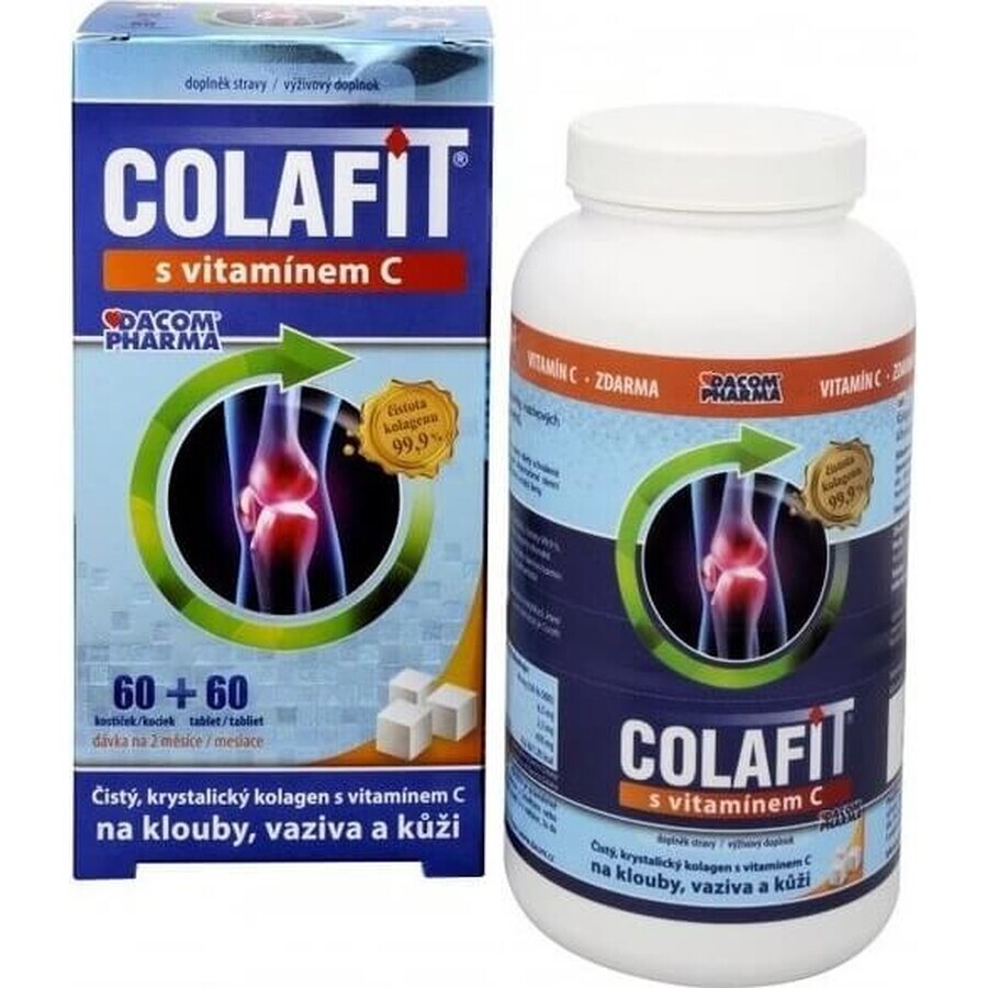 COLAFIT con vitamina C 1×1 set, cubetti 60 pz + tbl 60 pz