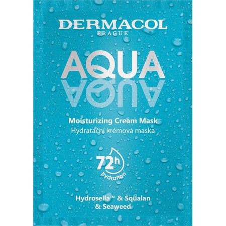 Dermacol AQUA aqua masque hydratant pour le visage 1×8ml, masque hydratant pour le visage