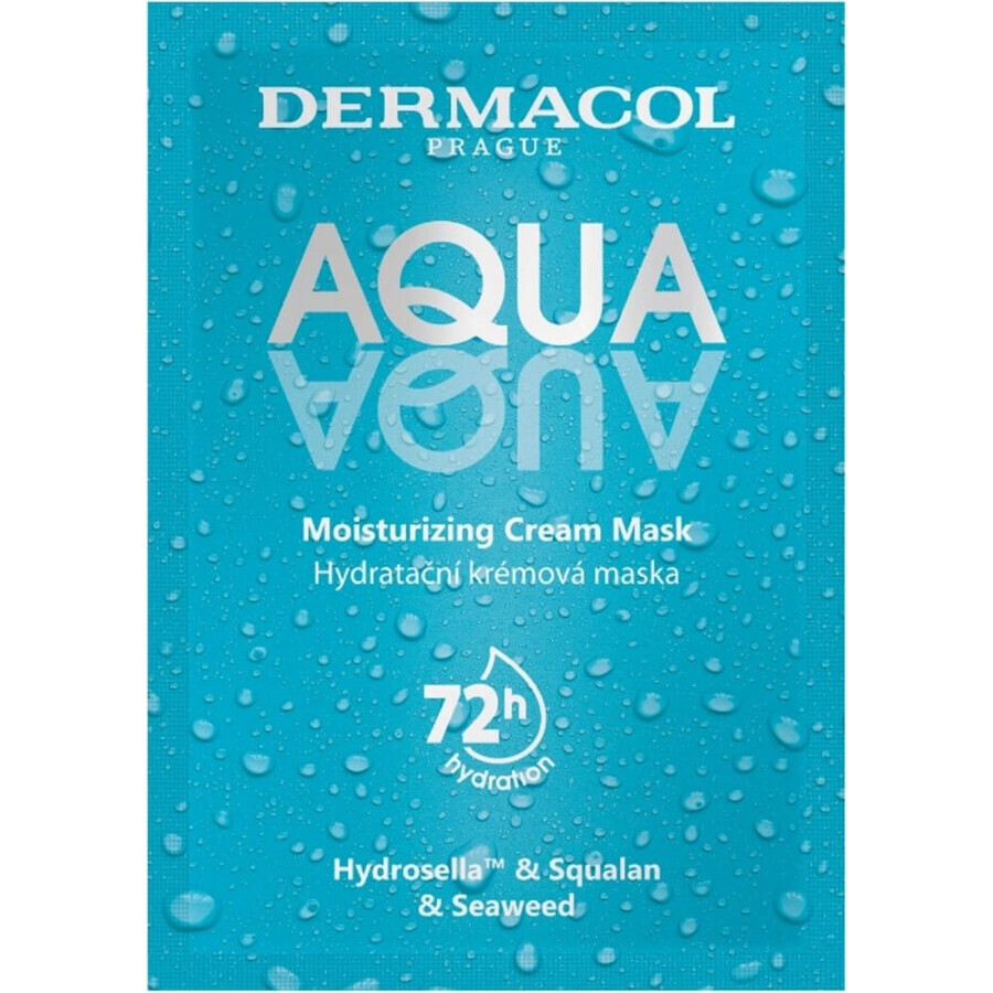 Dermacol AQUA aqua masque hydratant pour le visage 1×8ml, masque hydratant pour le visage