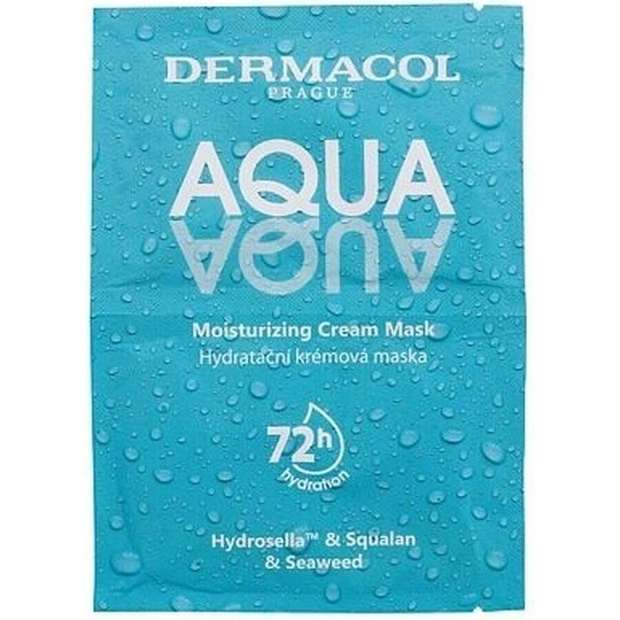 Dermacol AQUA aqua masque hydratant pour le visage 1×8ml, masque hydratant pour le visage