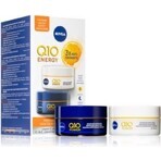 Nivea Energizing Day + Night Anti-Wrinkle Cream Q10 2x50ml 1×2x50 ml, cremă pentru piele