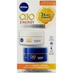 Nivea Energizing Day + Night Anti-Wrinkle Cream Q10 2x50ml 1×2x50 ml, cremă pentru piele