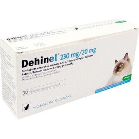 DEHINEL 230 mg/20 mg für Katzen 1×30 tbl, Arzneimittel