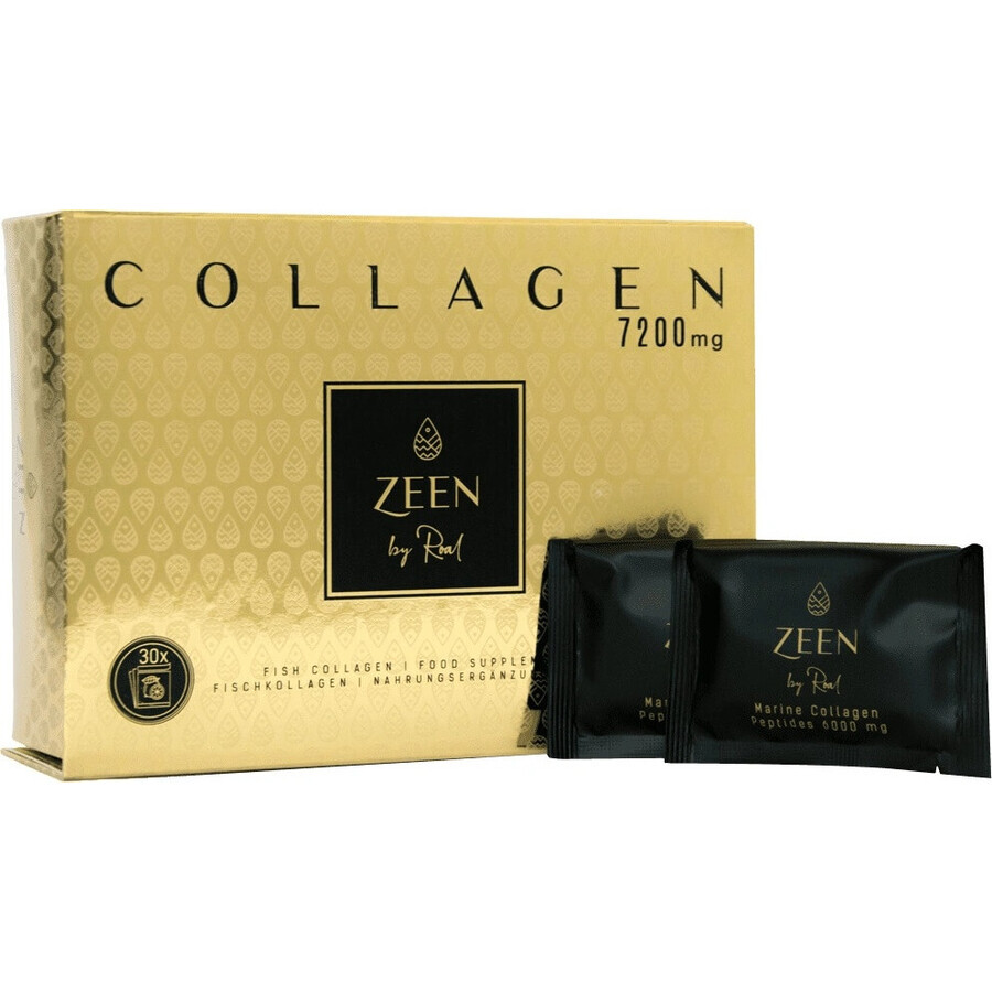 ZEEN by Roal COLLAGEN 30×7200 mg, pliculețe cu aromă de lămâie