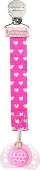 CHICCO Fopspeen Clip Fashion Girl 1&#215;1 stuk, voor de meeste fopspenen