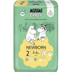 Muumi Baby 2 Newborn 3-6 kg, 1×58pcs, ECO diapers