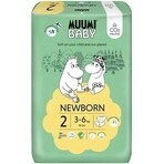 Muumi Baby 2 Newborn 3-6 kg, 1×58pcs, ECO diapers