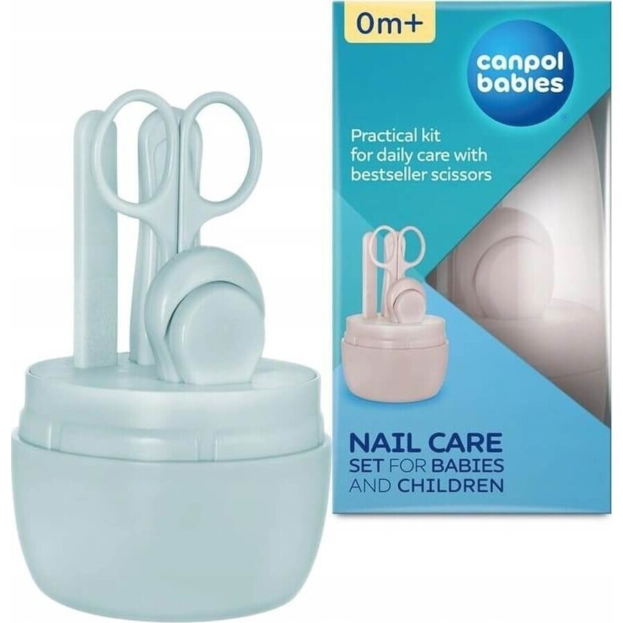 Canpol babies Baby nail care set / blue 1×1pcs, nail set