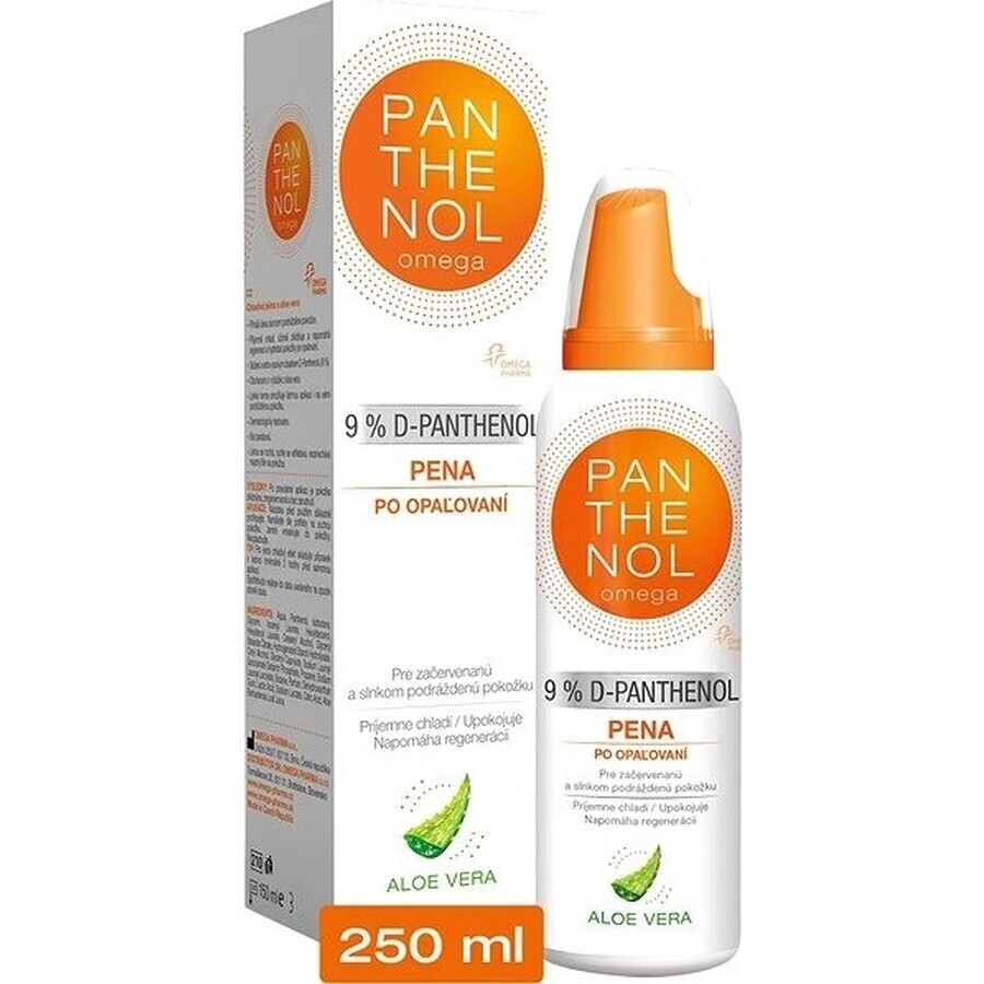 PANTHENOL Omega 9% ALOE VERA 1×150 ml, mousse