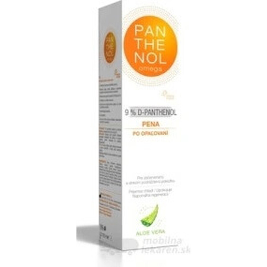 PANTHENOL Omega 9% ALOE VERA 1×150 ml, mousse