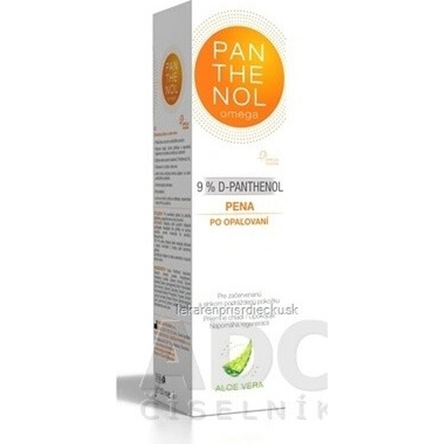 PANTHENOL Omega 9% ALOE VERA 1×150 ml, mousse