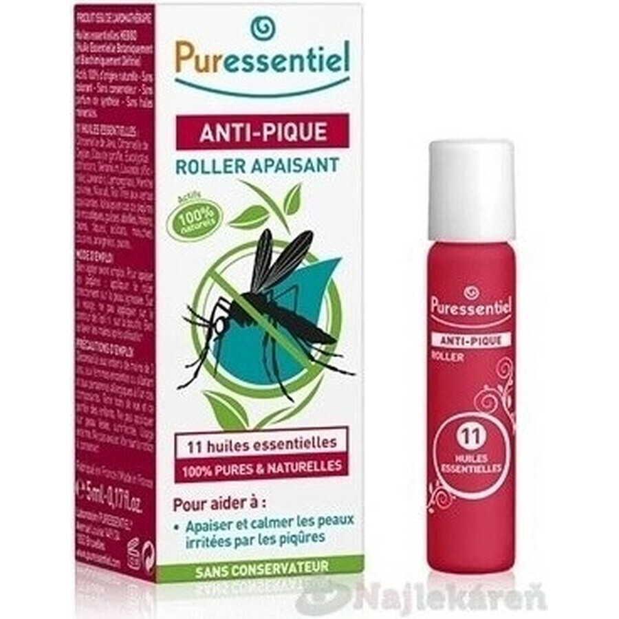 PURESSENTIEL Rodillo para picaduras de insectos 1×5 ml para picaduras de insectos