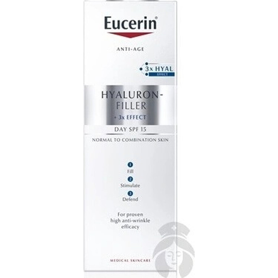 Eucerin HYALURON-FILLER anti-wrinkle day cream 1×50 ml, cream for dry skin