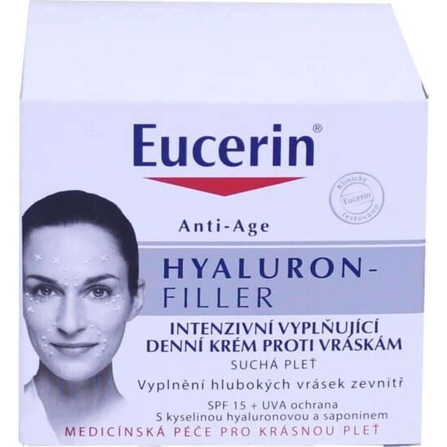 Eucerin HYALURON-FILLER anti-wrinkle day cream 1×50 ml, cream for dry skin