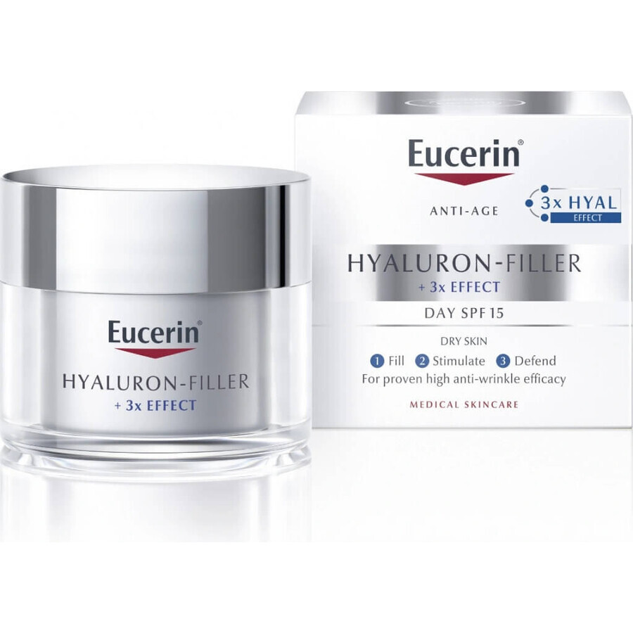 Eucerin HYALURON-FILLER anti-wrinkle day cream 1×50 ml, cream for dry skin