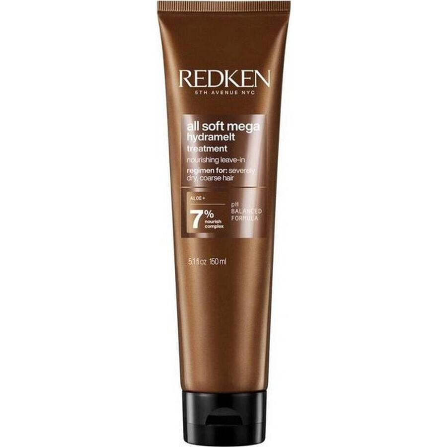 Redken Rinseless Care voor droog krullend en golvend haar All Soft Mega Curl met Hydramelt 1×150 ml, conditioner