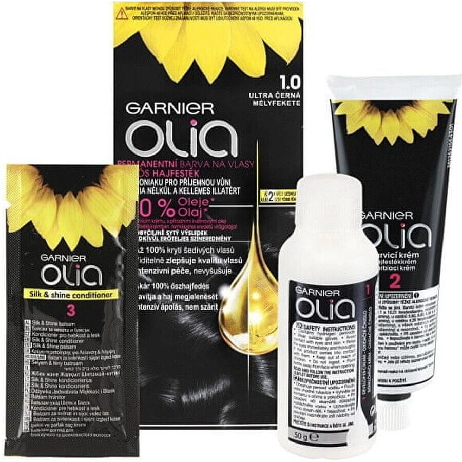 Garnier Olia Permanent Hair Colour 3.23 Dark Chocolate 1×1 set, permanent hair colour