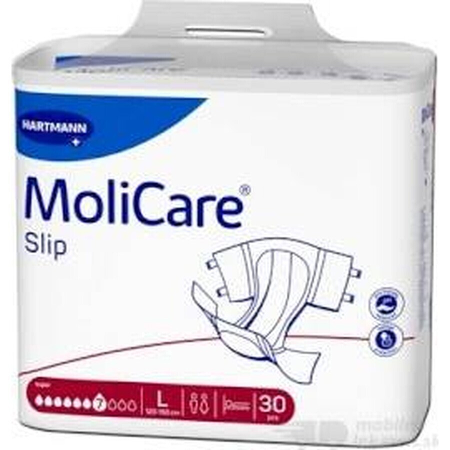 MoliCare Slip super 7 sq. L 1×30pcs, chiloți pentru incontinență