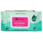 12x PETITE&MARS Wet Wipes SO PURE bamboe biologisch afbreekbare plastic-vrije vochtige doekjes 56 stuks 1×56 stuks, vochtige doekjes