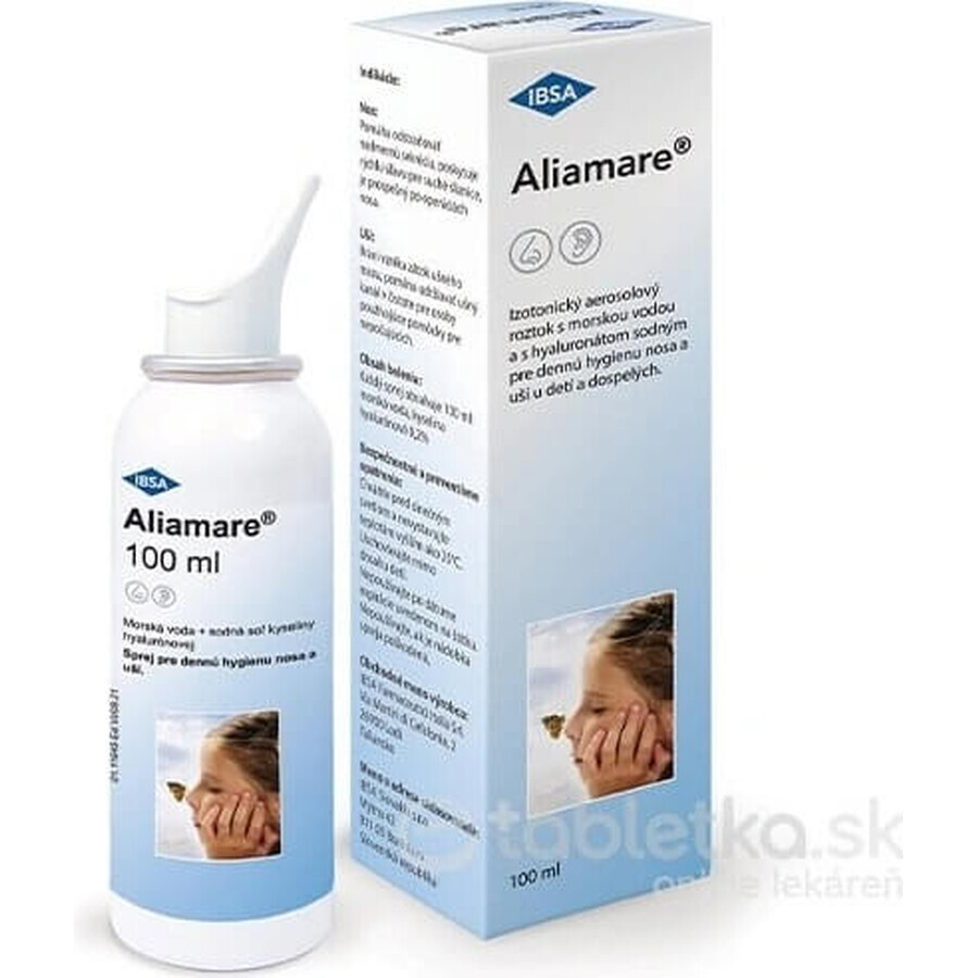 ALIAMARE 1×100 ml, soluție aerosol izotonică