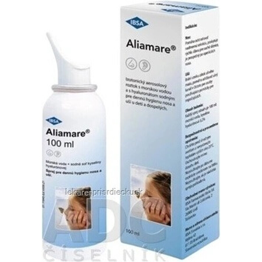 ALIAMARE 1×100 ml, soluție aerosol izotonică