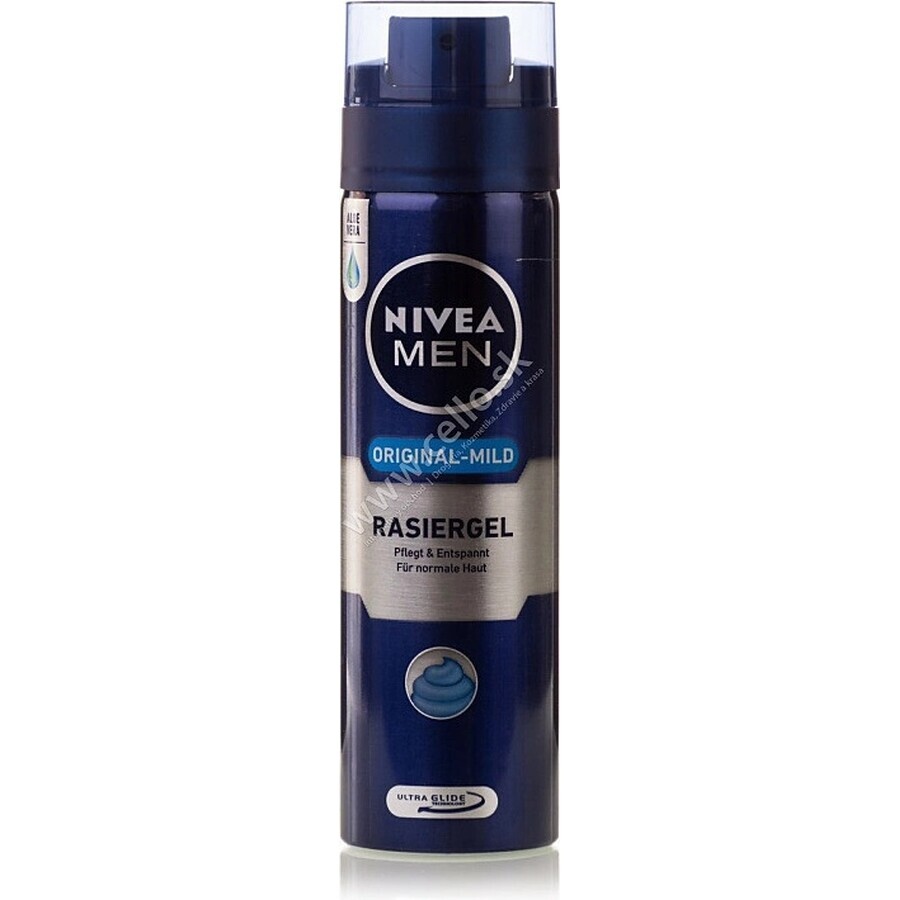 NIVEA MEN Originele Scheergel 1×200 ml, gel