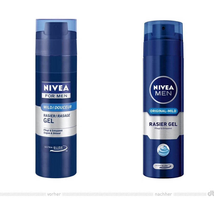 NIVEA MEN Originele Scheergel 1×200 ml, gel