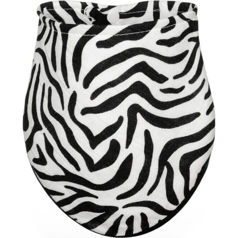 T-TOMI BIO Bamboe slabbetje Zebrahuid 1×1 pc, bamboe slabbetje