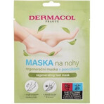 Dermacol Masque régénérant pour les pieds en chaussettes 1×1 pc, masque pour les pieds