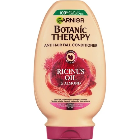 Garnier BOTANIC THERAPY BÁLSAMO DE ACEITE DE RICINUS 1×200 ml, acondicionador capilar